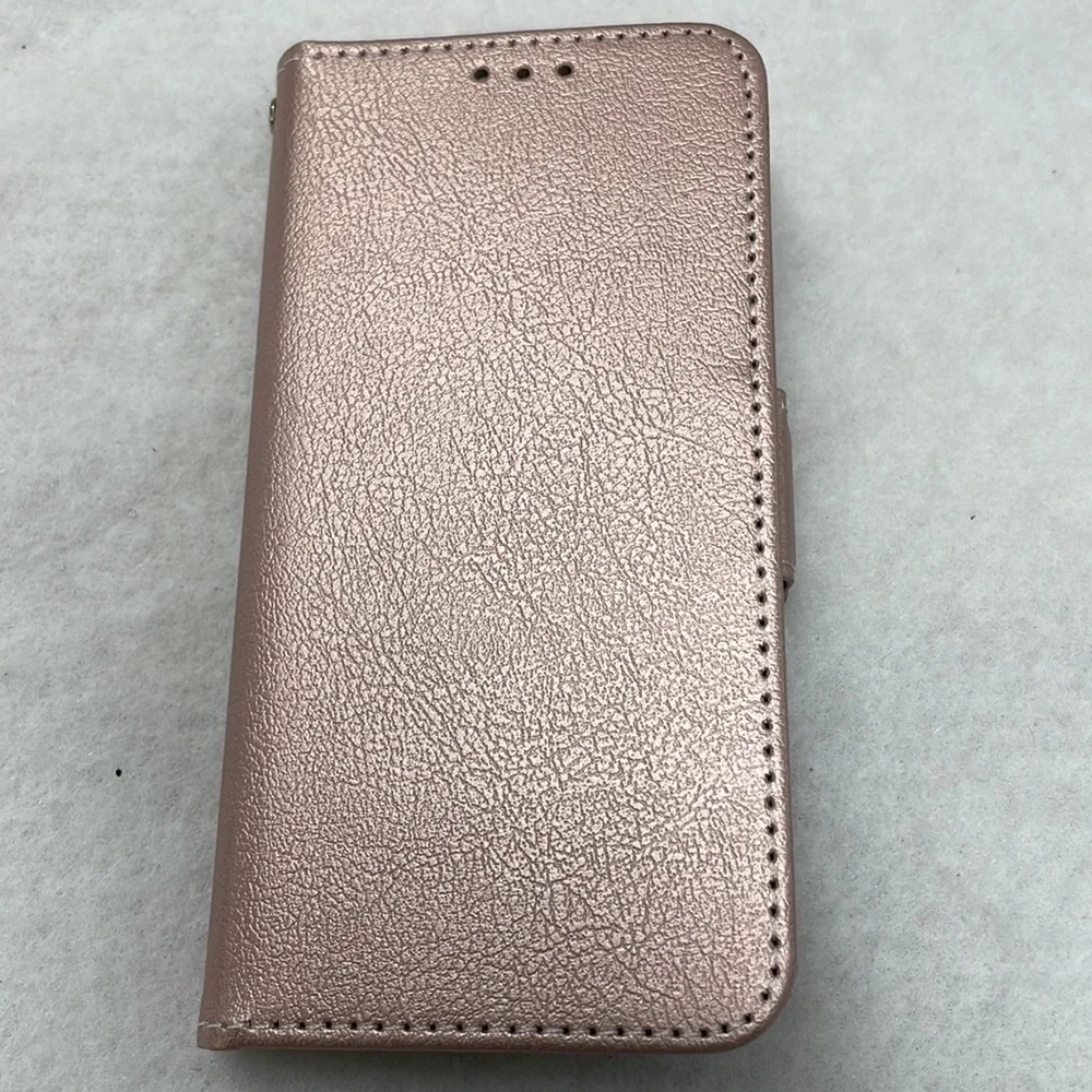 NEW!!! Samsung GS6 wallet case rose gold for S6